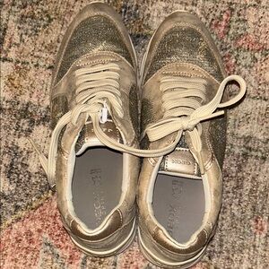 Geox Women's Metallic Gold Sneakers